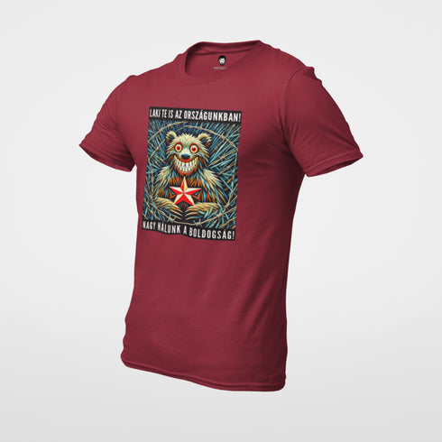 Puzsér - prémium póló - Boldog medve