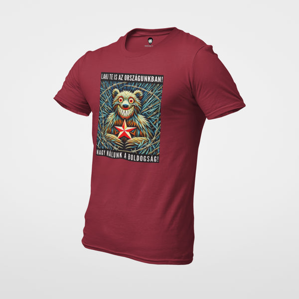 Puzsér - prémium póló - Boldog medve