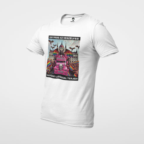 Puzsér - prémium póló - Vigyázat! Látással terjed!