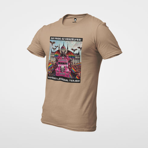 Puzsér - prémium póló - Vigyázat! Látással terjed!