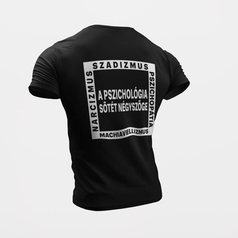 Puzsér - prémium póló - A pszichológia fényes és sötét négyszöge