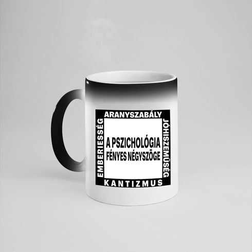 Puzsér - Színváltós bögre - A pszichológia fényes és sötét négyszöge