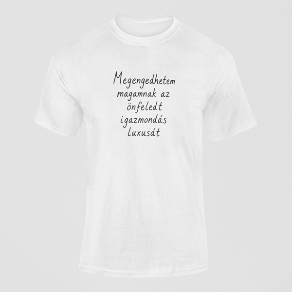 Puzsér - unisex póló - Megengedhetem magamnak