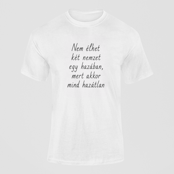 Puzsér - unisex póló - Nem élhet