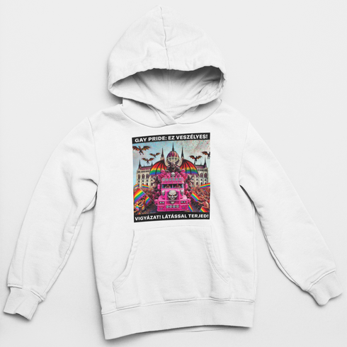 Puzsér - unisex pulóver - Vigyázat! Látással terjed!